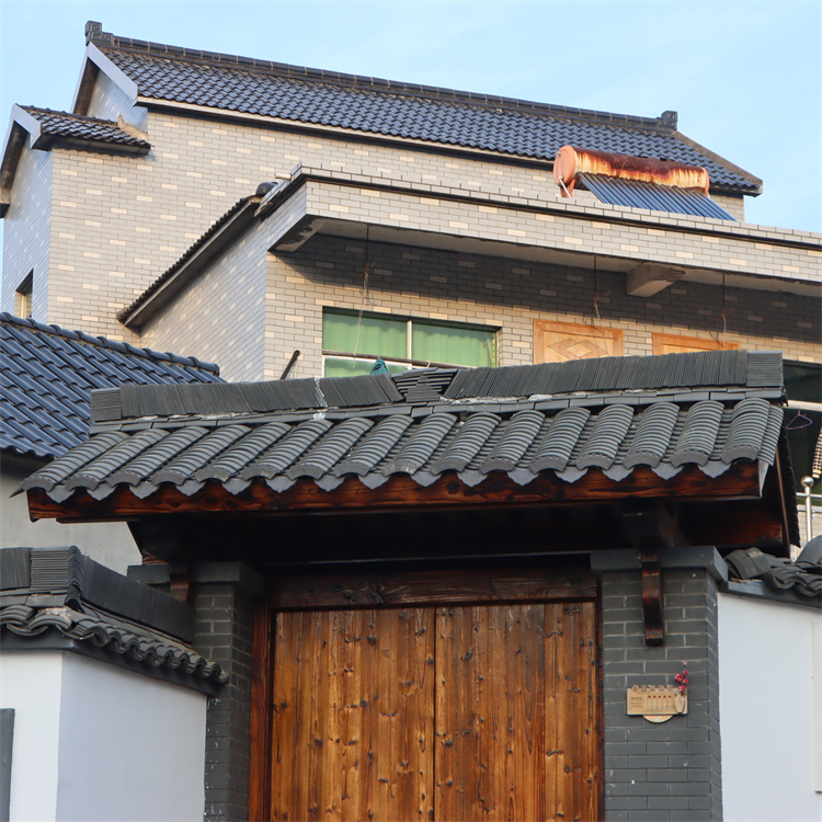 屋顶琉璃瓦 陶瓷瓦 状元建陶 古建筑材料
