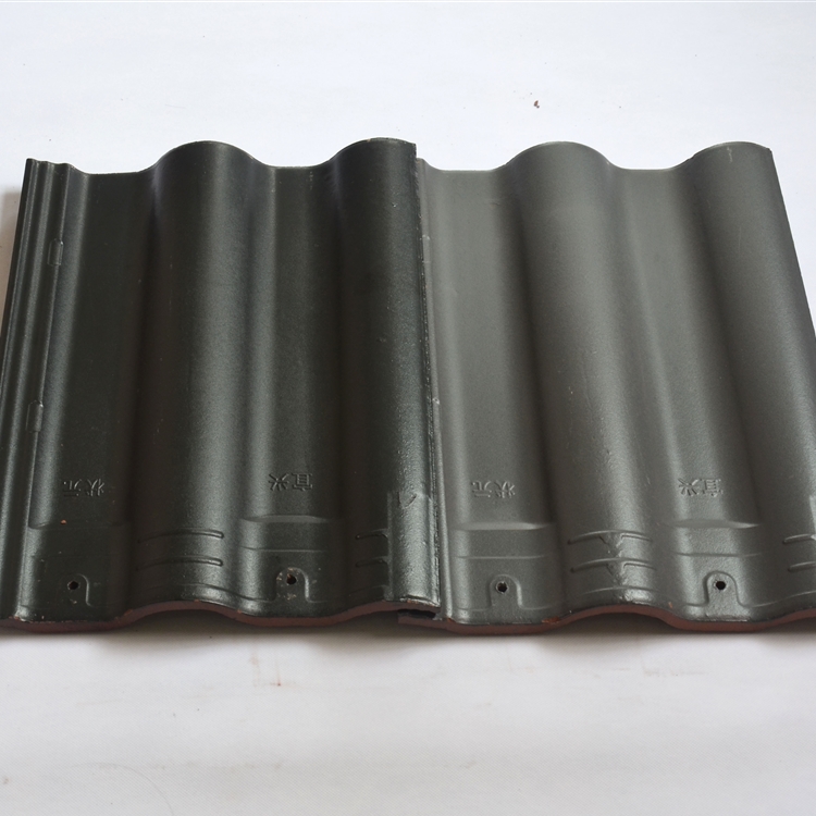 双筒瓦 琉璃筒瓦 彩色屋面陶瓷瓦 规格可定制