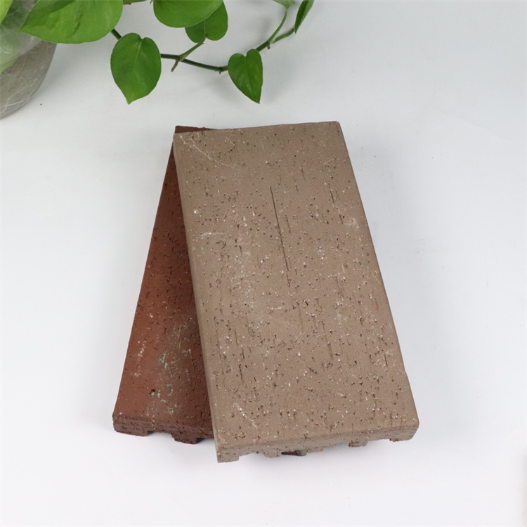 陶土砖 双合砖 抗压耐磨 防尘阻燃隔热 地铺陶土砖