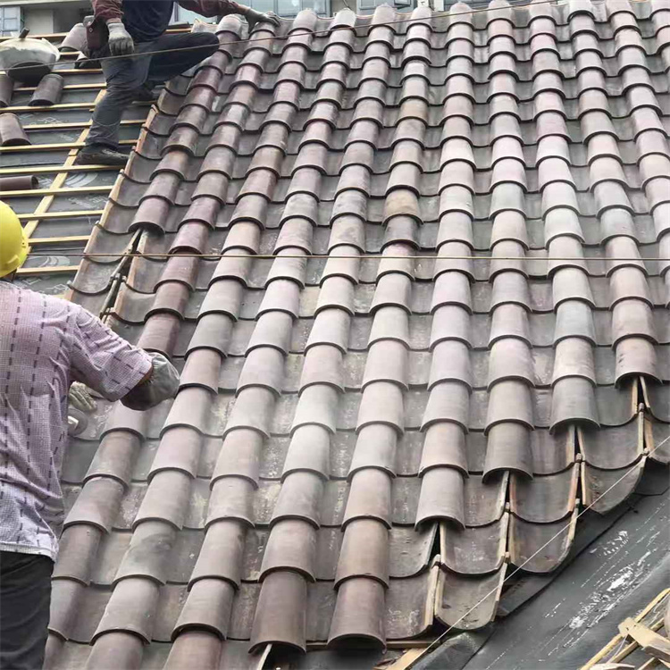 西班牙瓦 规格定做 不易磨损 抗渗透性能好 仿古西班牙瓦