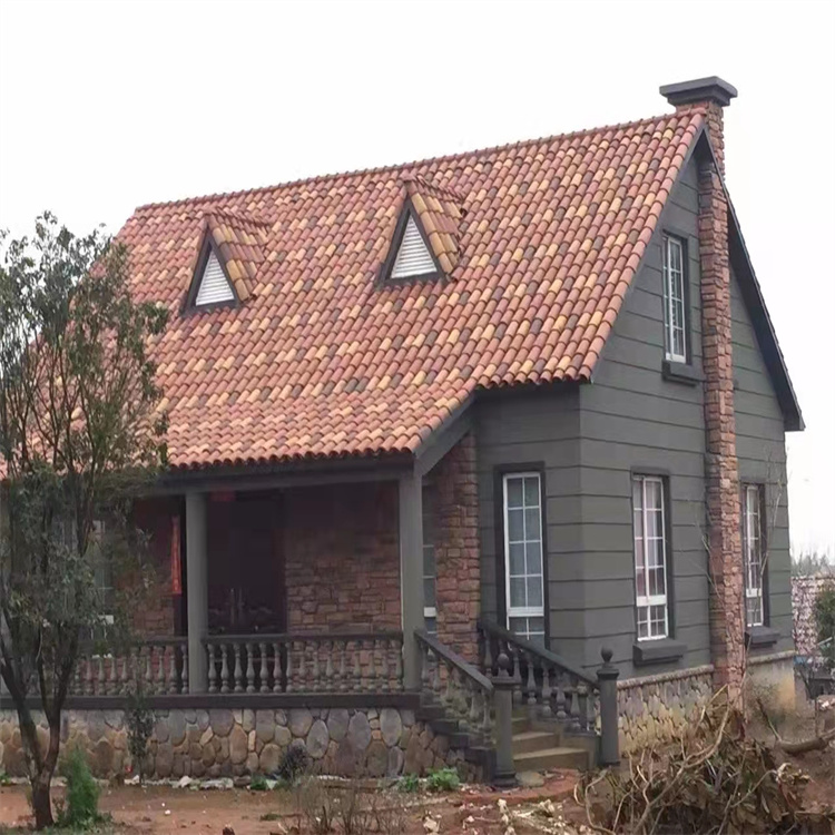 西班牙瓦 经过高强度挤压成型 不易磨损 具有强度高 仿古西班牙瓦