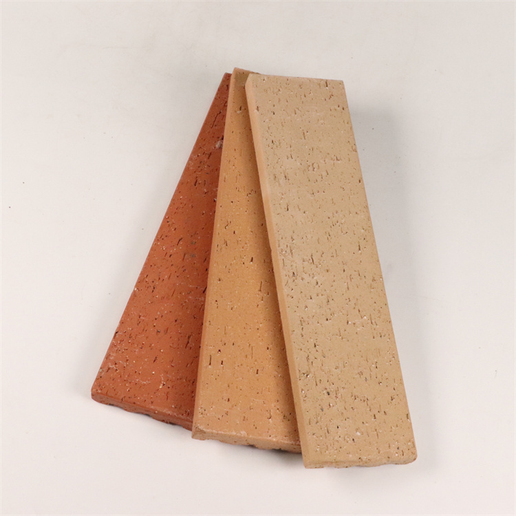 陶土劈开砖 色泽柔和 双合砖 防尘阻燃隔热