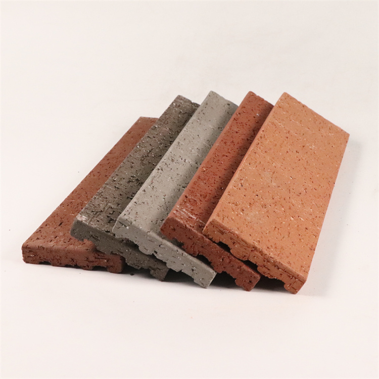 陶土劈开砖 双合砖 色彩和外观 新型外墙软瓷砖