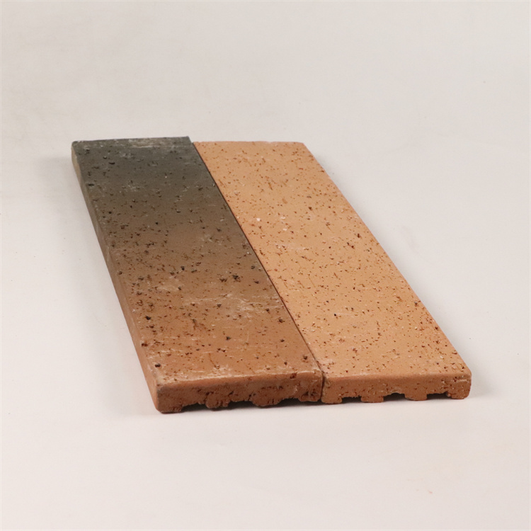陶土劈开砖 防尘阻燃隔热 双合砖