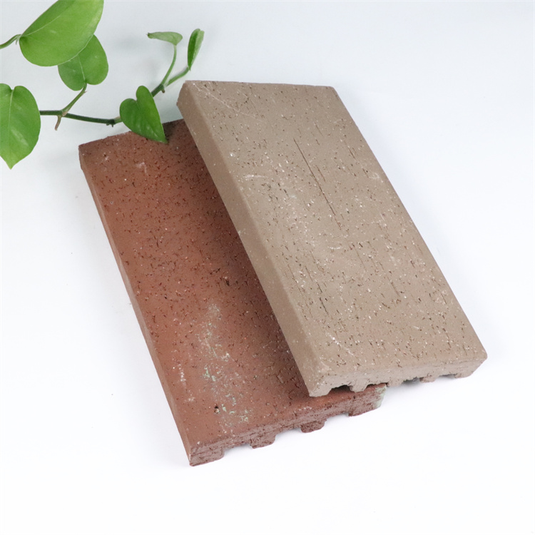 地铺陶土砖 可按需定制 双合砖 新型外墙软瓷砖