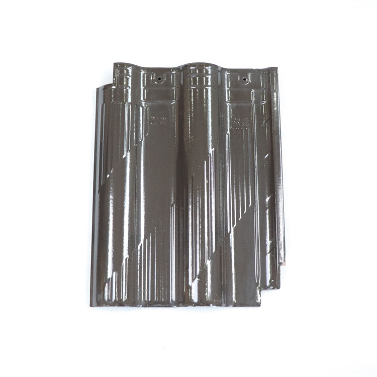 陶瓷双筒瓦 状元建陶 施工便利 别墅小区屋面瓦 隔热防寒