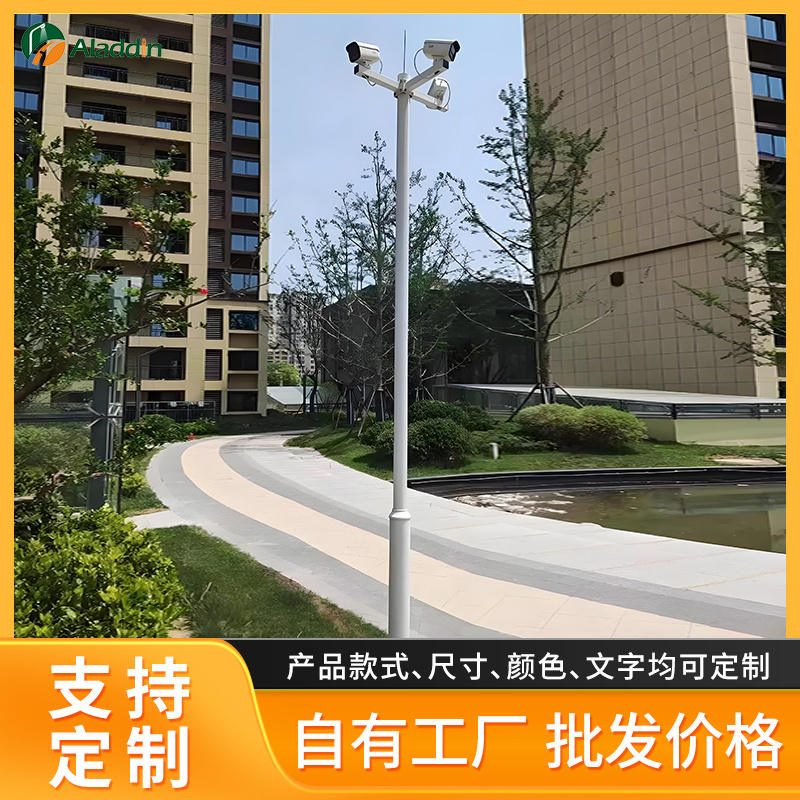 3.5米4米5米金属监控杆交通道路抓拍监控灯杆热镀锌监控八角立杆