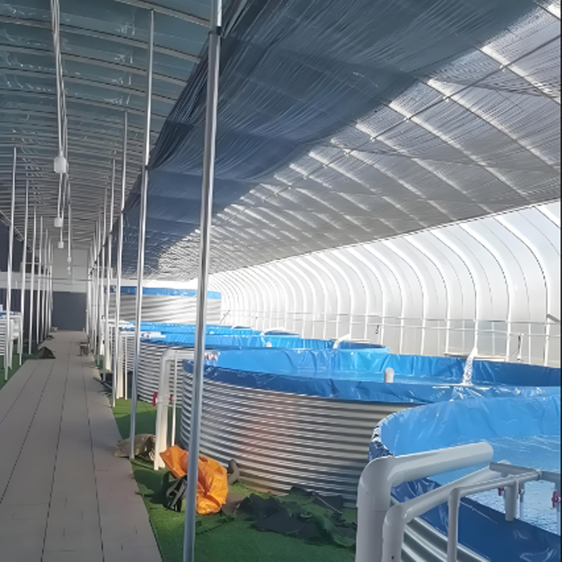 新型养鱼棚，甲鱼海鲜养殖大棚