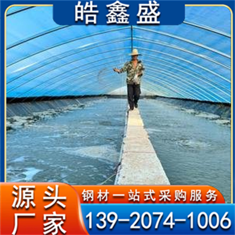 养虾棚 保温抗寒 单体温室造价承建商 一寸插地棚定制