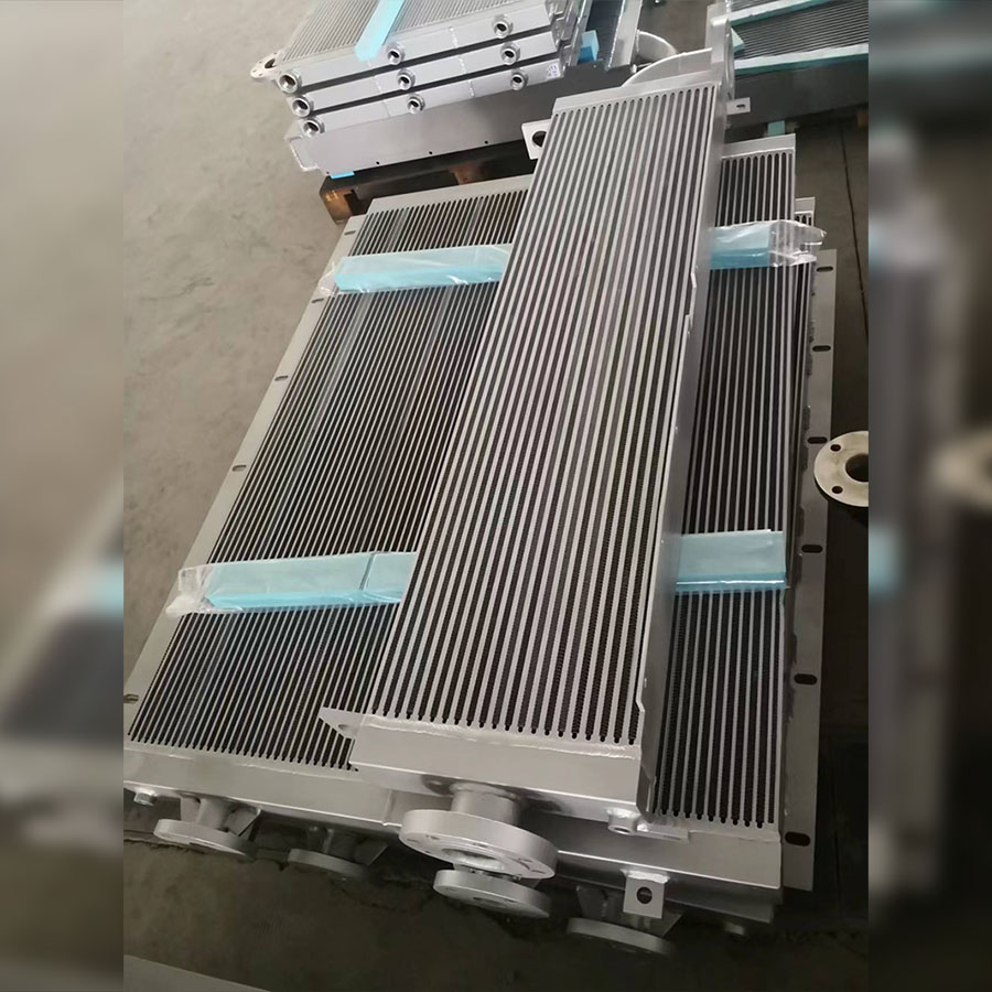 复盛SA250油冷却器 螺杆空压机散热器批发