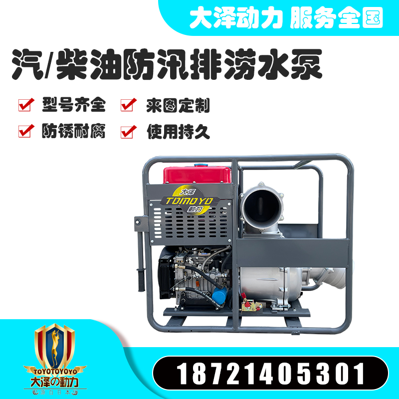 大泽动力8寸柴油自吸水泵TO80EW-K