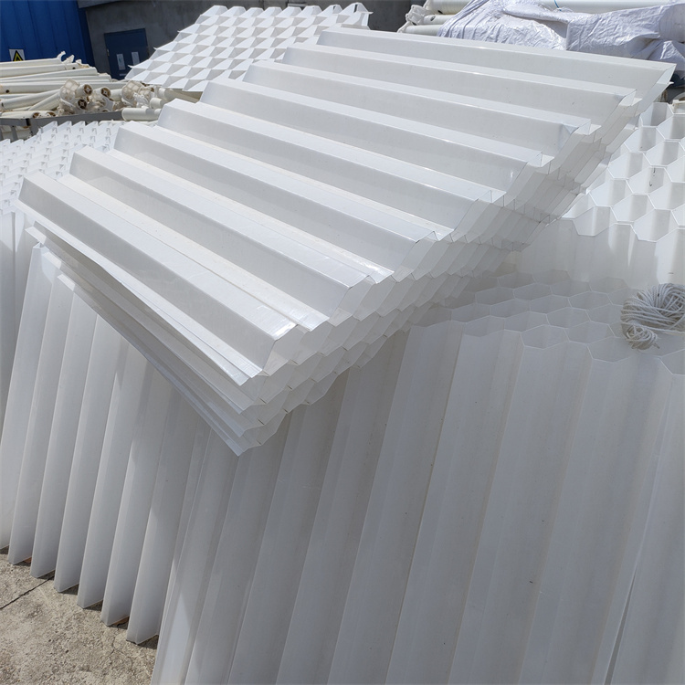 斜管填料 六角斜板填料 PP材质 自来水厂污水处理厂沉淀池用