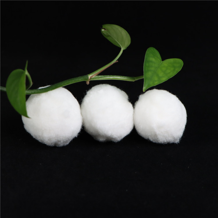 纤维球填料 油田污水精细过滤球滤料 培菌硝化毛球