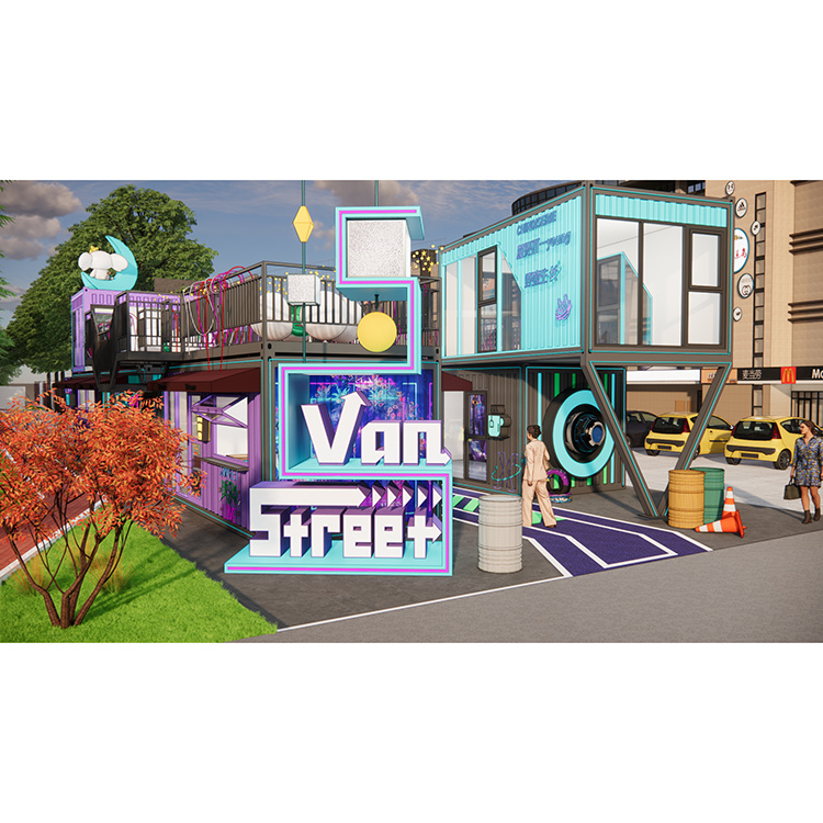 集装箱商业街设计 网红集装箱设计 集装箱商业街 专业定制 品质保障