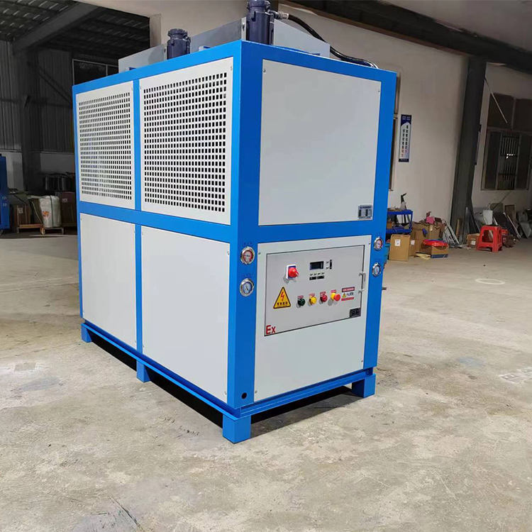全国供应工业油冷机 工业风冷式冷油机 10匹液压油冷却机