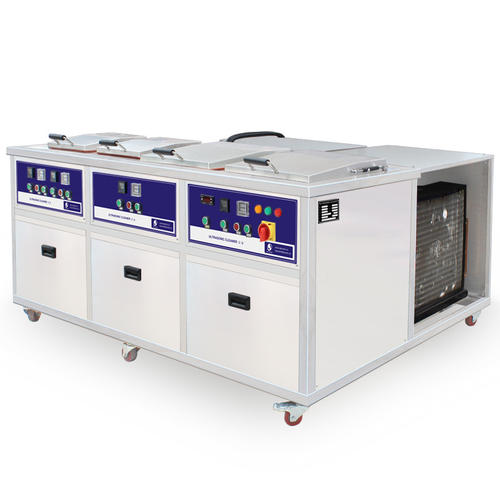 多槽式超声波清洗机油污清洗