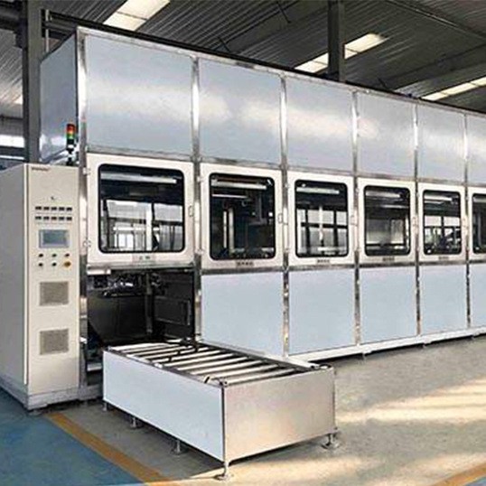 单臂式超声波清洗机多槽除油除锈清洗线工业机械臂式超声波清洗机