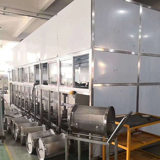全自动单臂式超声波清洗机多槽除油除锈清洗线工业机械臂式超声波清洗机