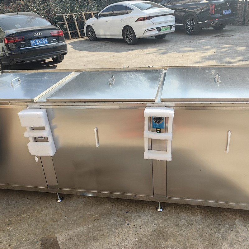 多槽式全自动超声波清洗机机械五金零件超声波清洗全套生产线厂家