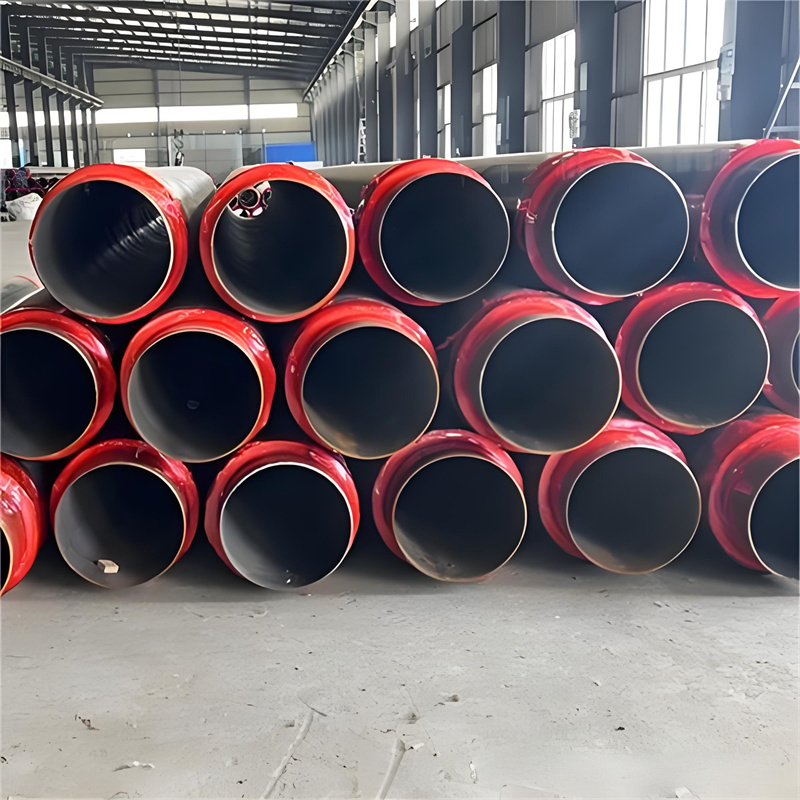 地埋式发泡保温管高密度热力聚氨酯螺旋保温钢管