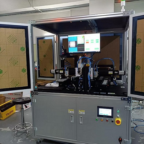 水平仪360度激光反光圆锥镜检测机视觉筛选机