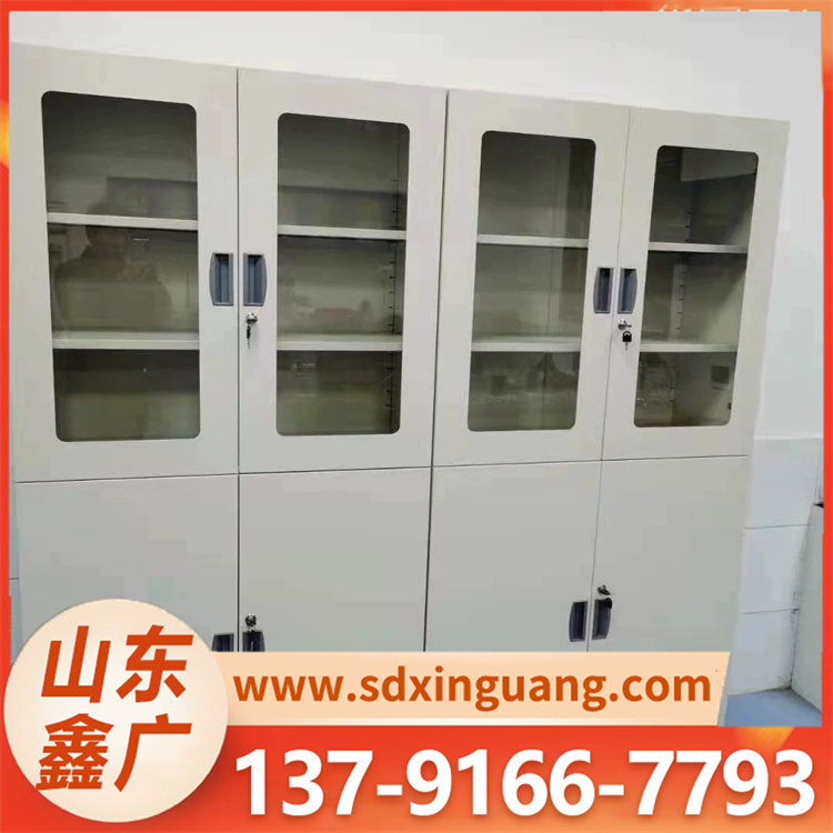全钢药品柜 仪器柜试剂柜通用柜玻璃柜