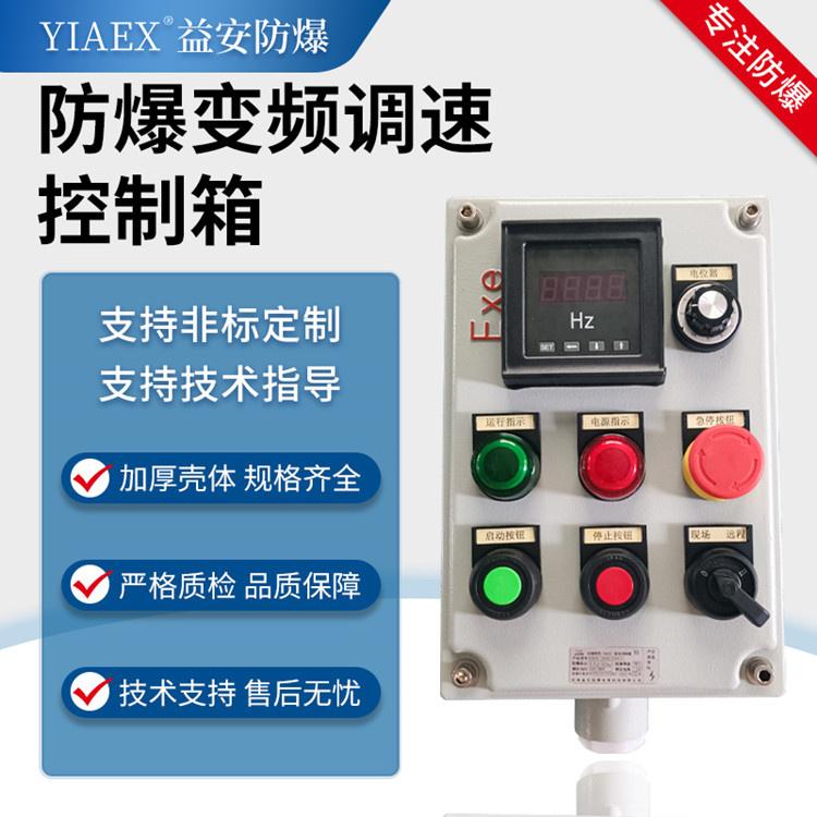 防爆变频调速控制箱 壁挂式 使用寿命长
