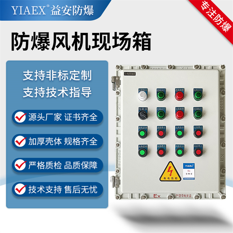 防爆风机现场箱 粉尘防爆控制箱