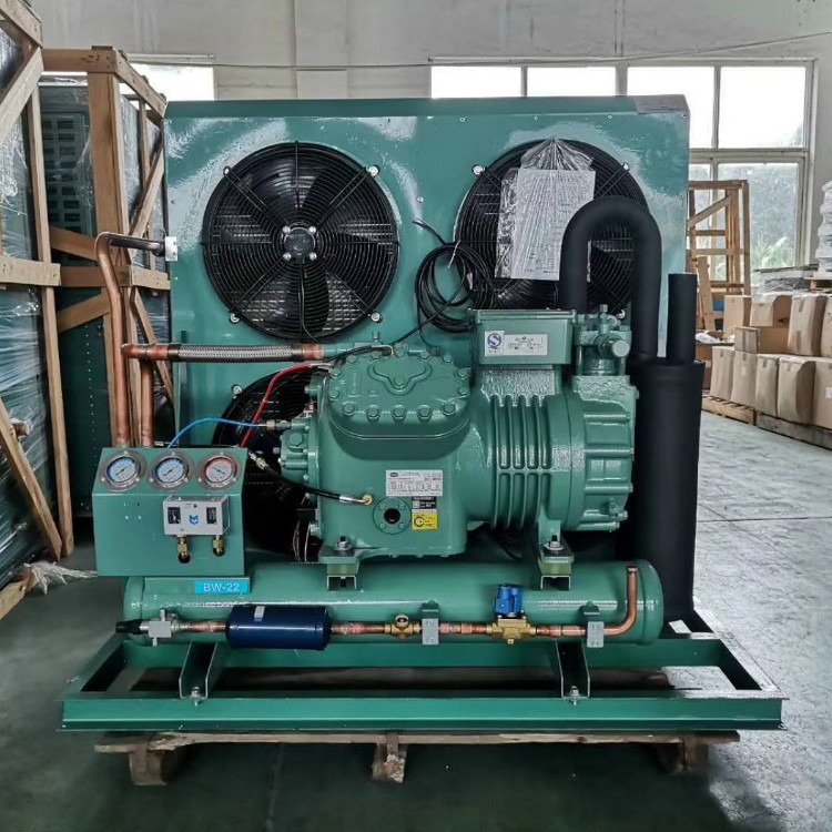 冷库制冷机组 小型专用机组 制冷比泽尔风冷螺杆机组