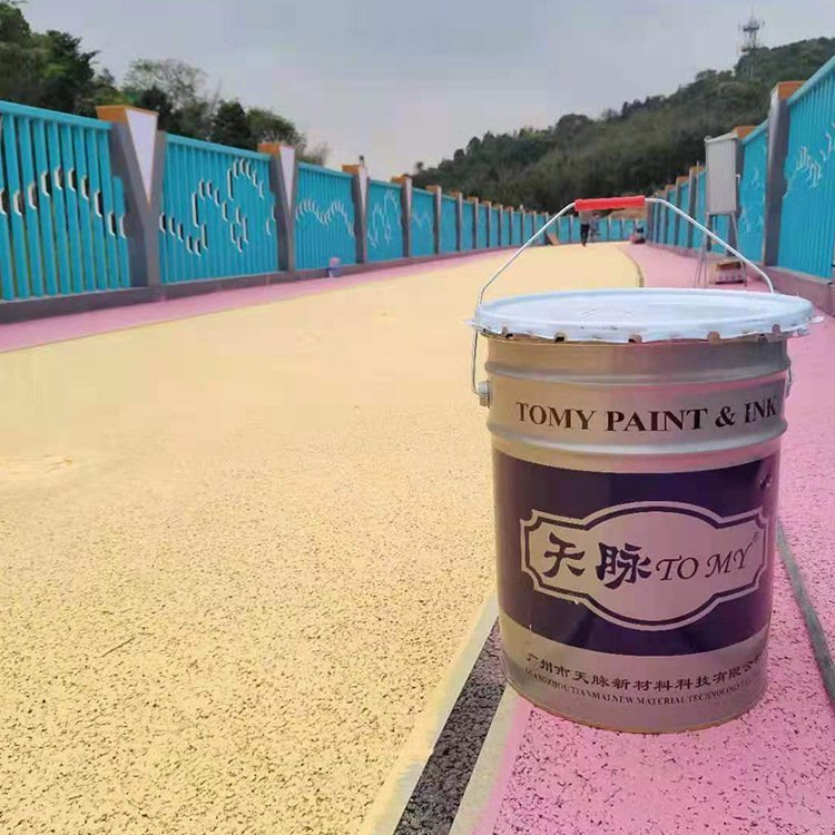 天脉双丙聚氨酯密封剂 彩色路面涂料 透水路面罩面剂 双丙聚氨酯