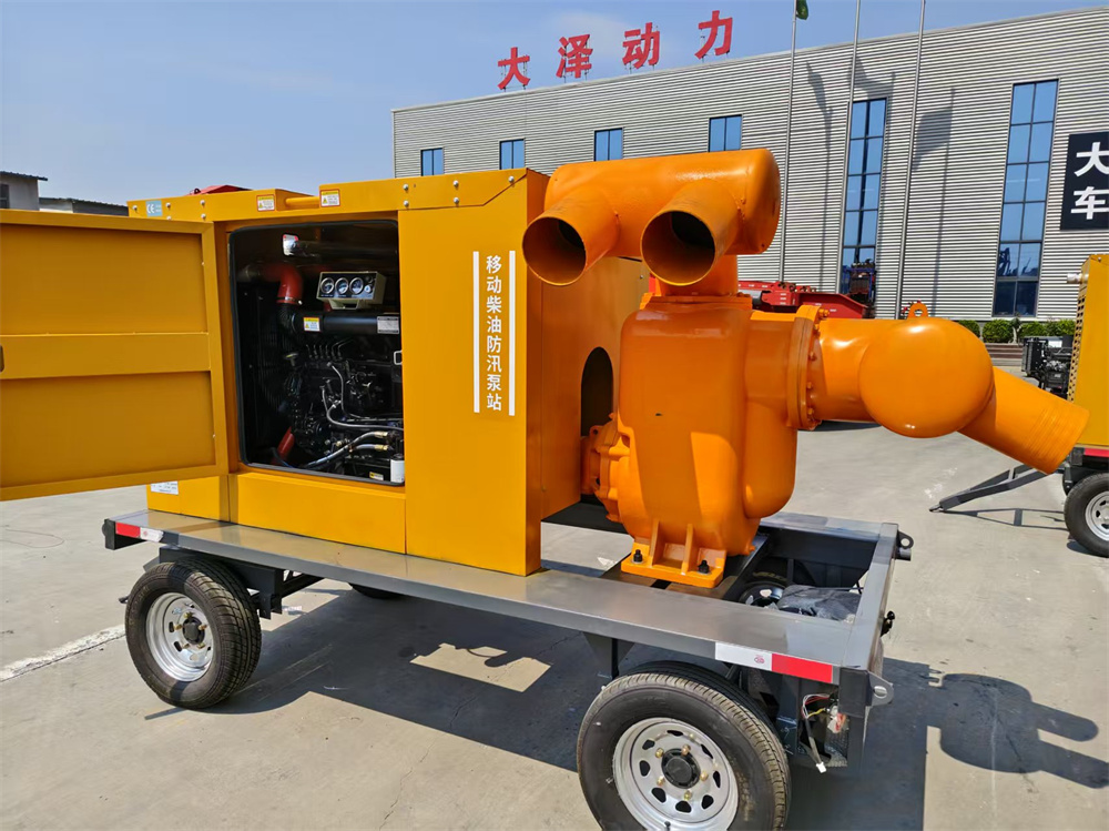 雨季防汛300-3000立方柴油移动泵车