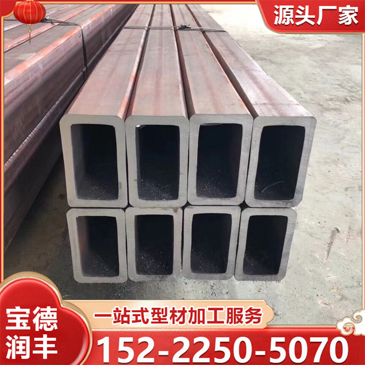 Q235B镀锌方管 焊接热轧矩形厚壁空心方管 钢结构厂房用