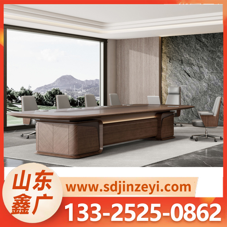 会议桌 简约现代长方形洽谈桌 会议室多人会议台批发