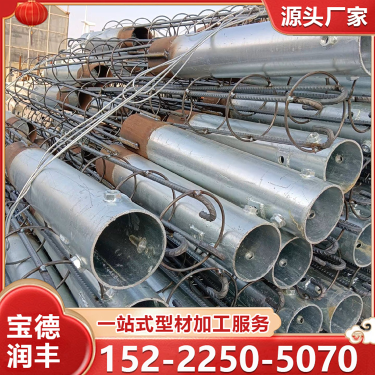 光伏螺旋地桩微孔灌注桩，热镀锌钢管立柱，锌铝镁支架 可加工定制