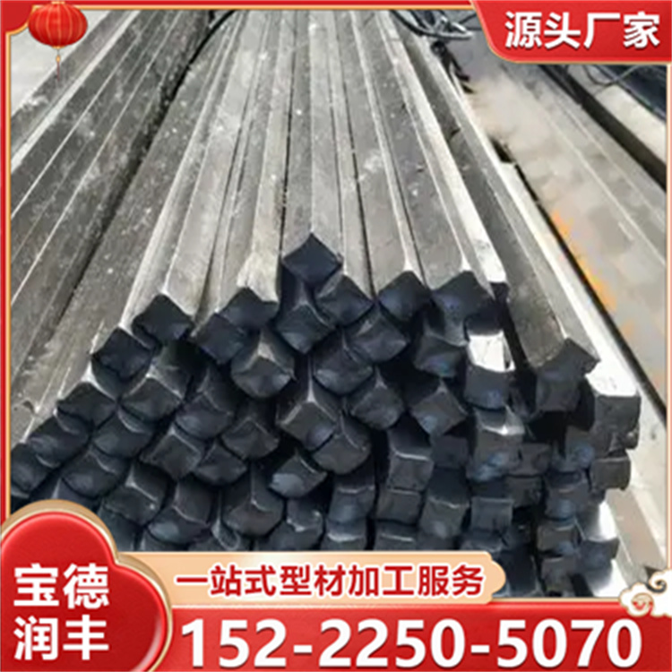 Q345镀锌方钢 Q235B方形钢 80x80 船舶制造用 锯床切割加工