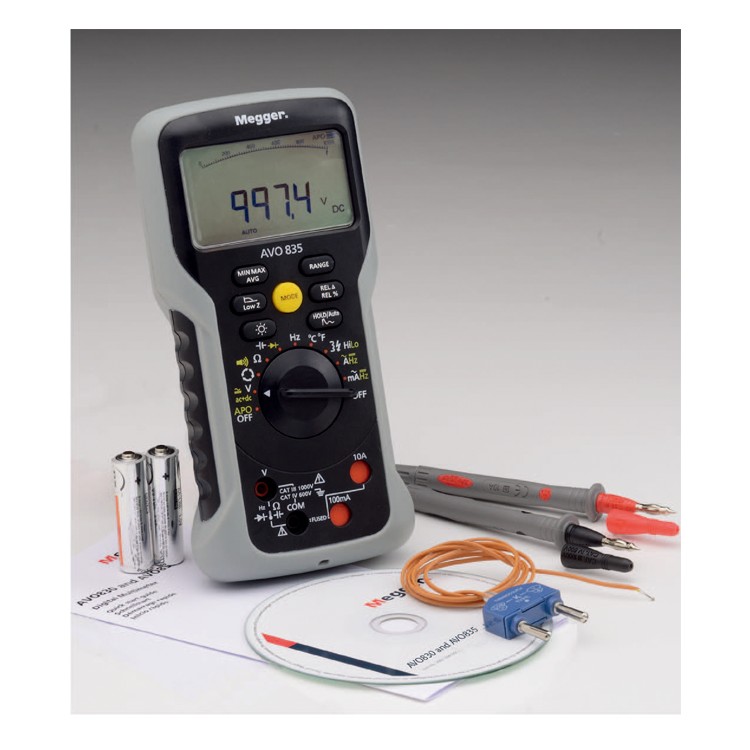 美国MEGGER AVO830/835 高端万用表多用表三用表