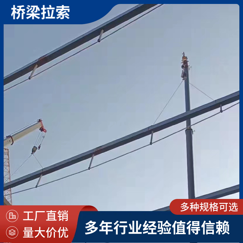 桥梁拉索 钢结构拉索  桥梁建筑抗冲击用 抛光表面