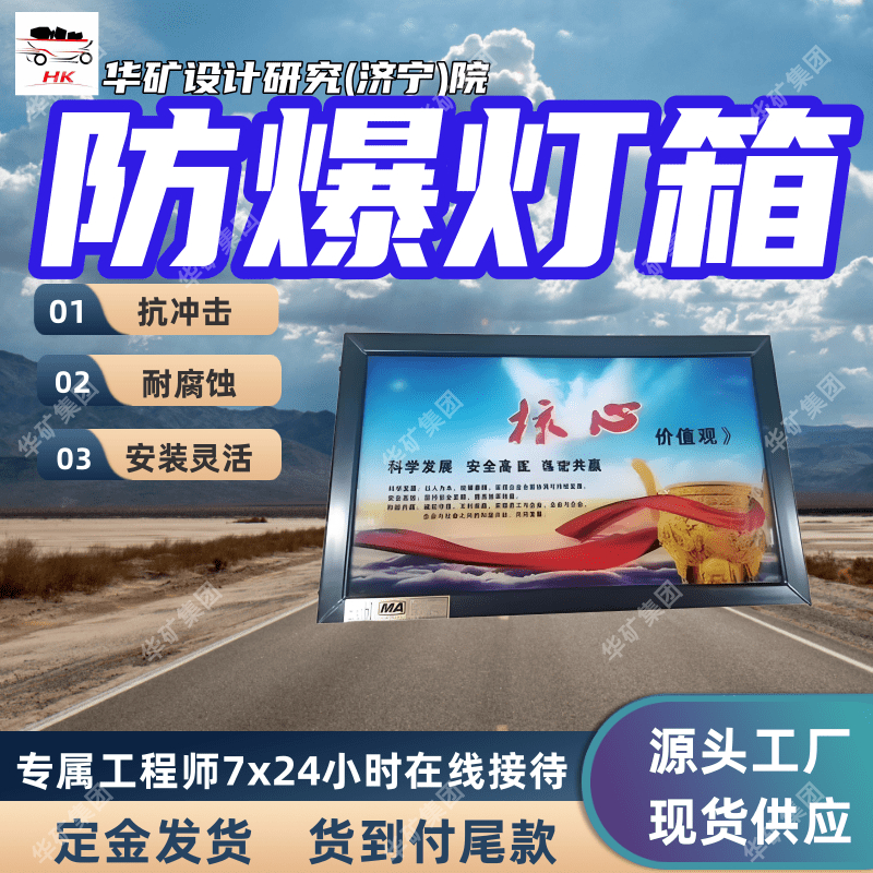 工作温度低防爆灯箱  重量轻防爆灯箱 DHS12/12L(C)防爆灯箱
