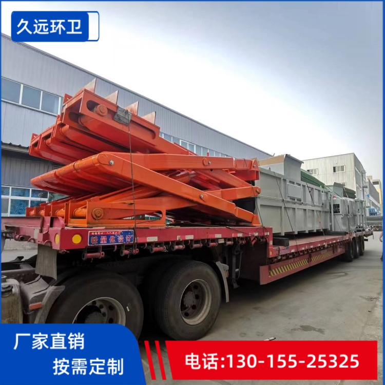 城镇垃圾压缩站 垃圾中转站压缩机 8立方垃圾站垃圾压缩设备厂家