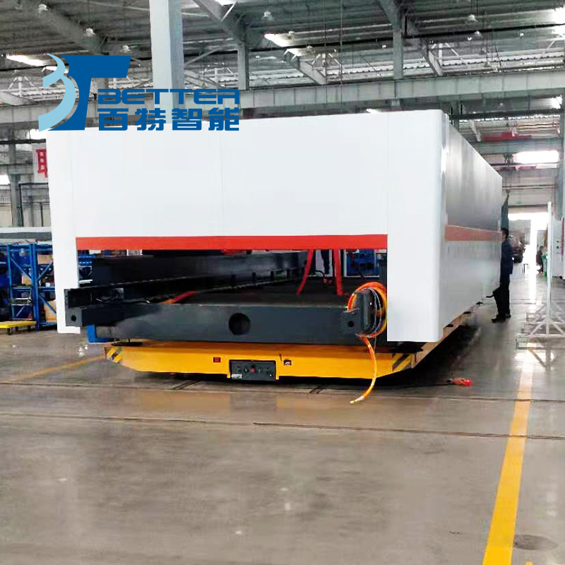 轨道载重汽车钢架运输车加长台面电动平车