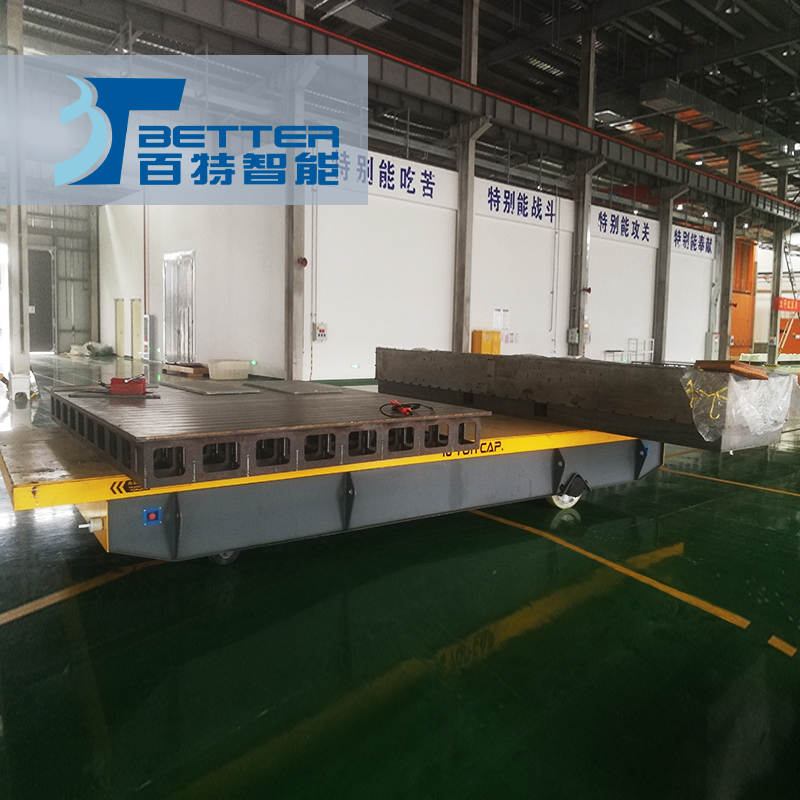 无轨遥控平板车智能转运平板车