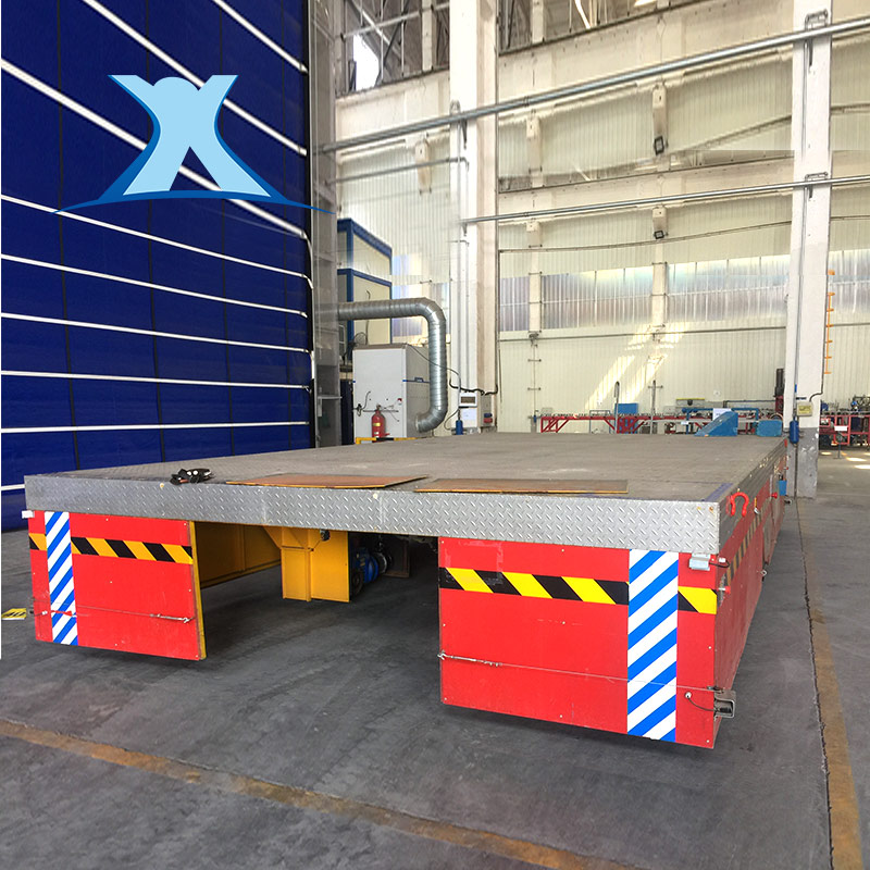 重载agy车间物流平板车重工业电动轨轨道车