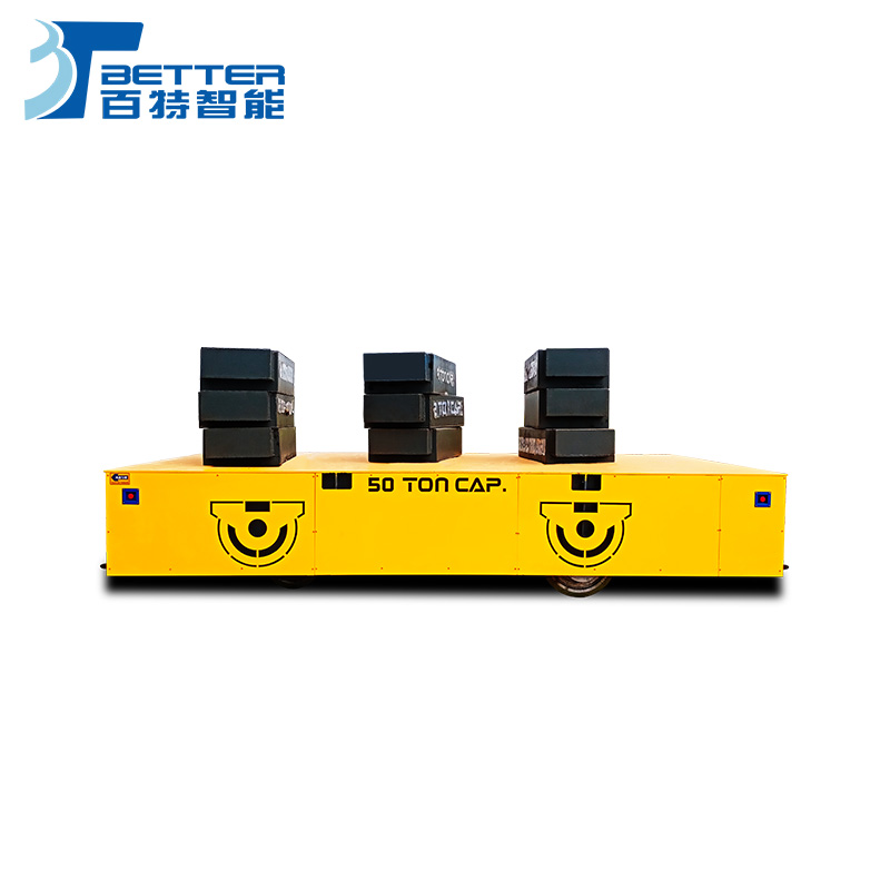 无轨遥控平板车自动化搬运车全向平板车