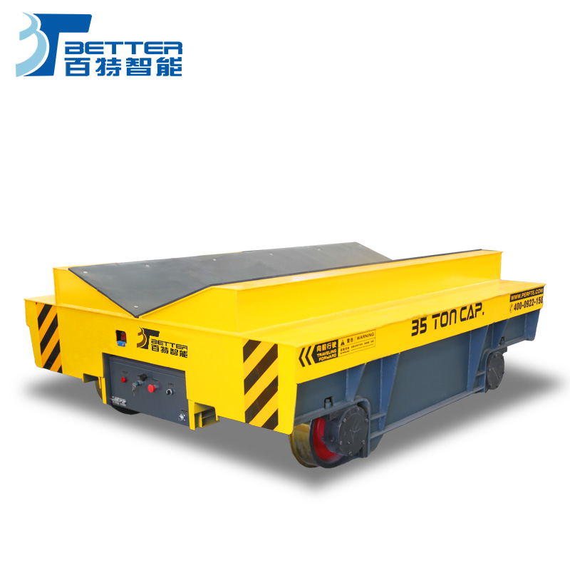 钢铁运输车四轮电动平车货运电动平板车大轮