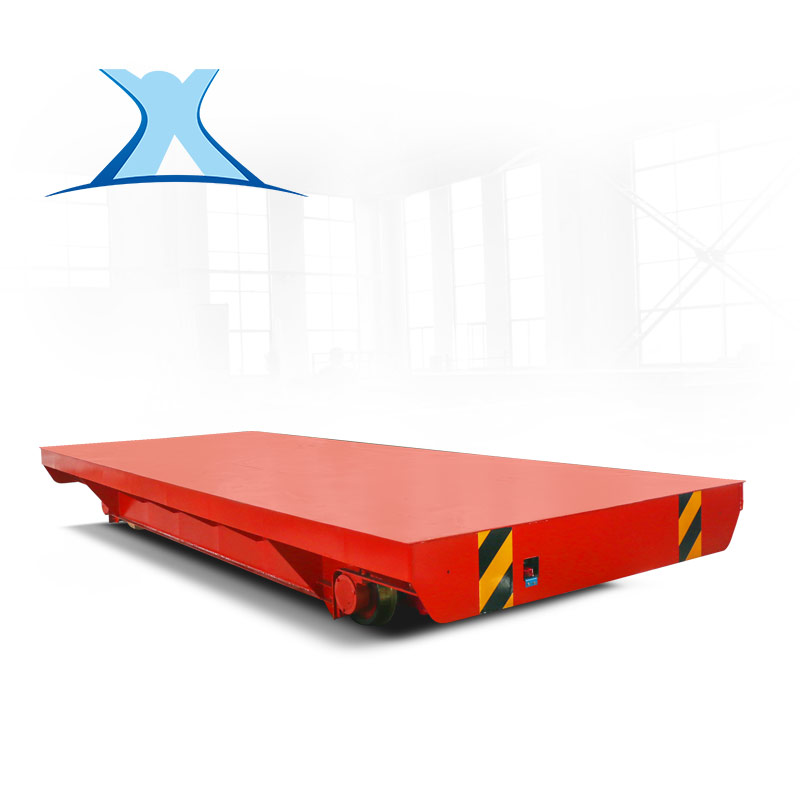 自动化轨道平车工厂过跨运输车车间物流平板车有轨运输车