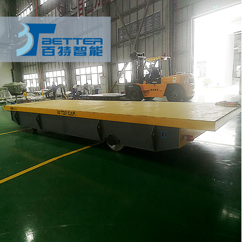 智能转运平板车遥控重载平板车10吨轨谨平车