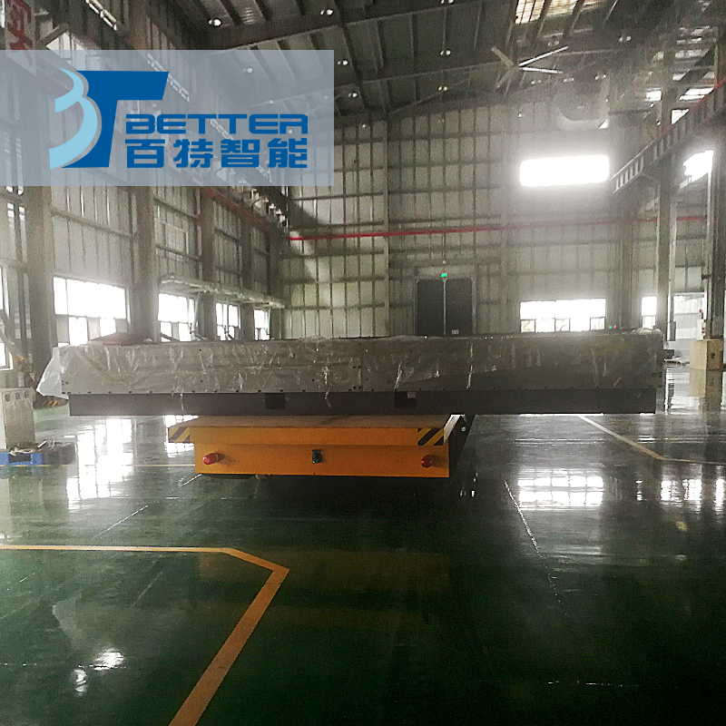 车间物流平板车加长台面电动平车30吨蓄电池平车轨道平板车厂家