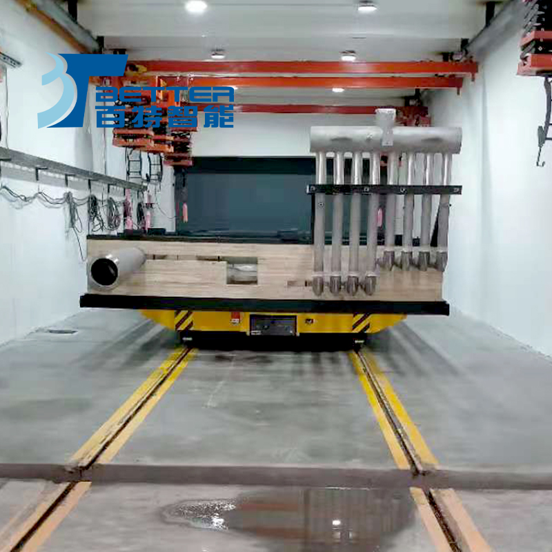 车间物流平板车车间物流平板车加长台面电动平车有轨运输车