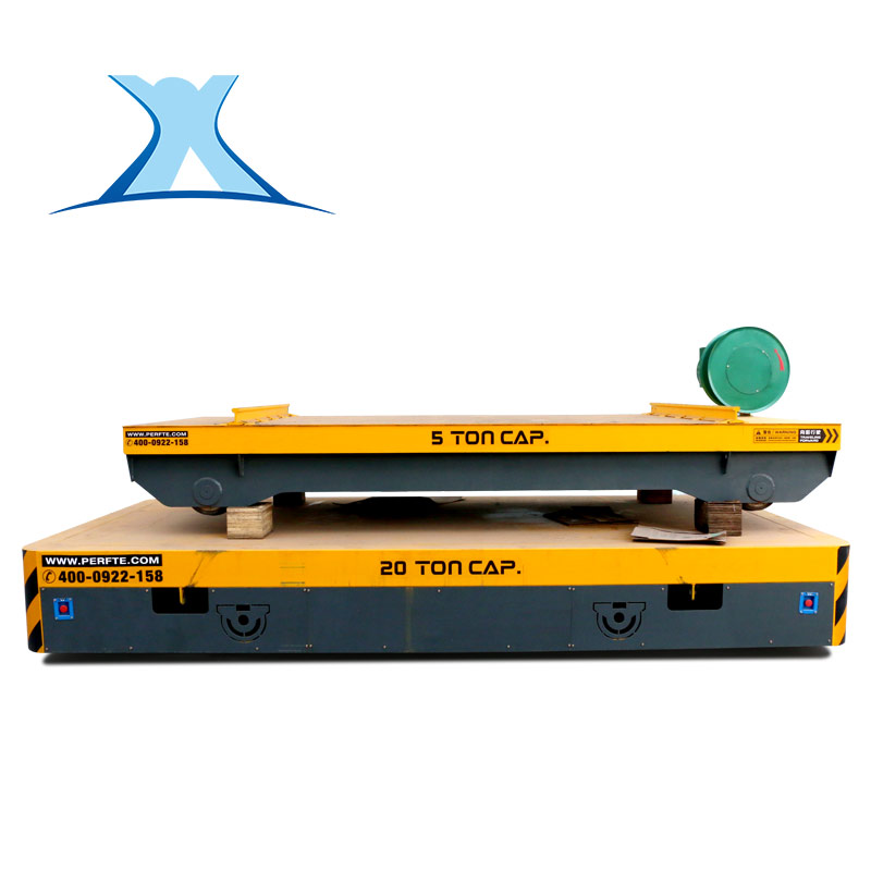 自动化搬运双层摆渡子母车智能转运平板车