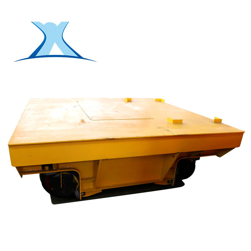 遥控重载平板车轨道转运平板车大吨位电动牵引车